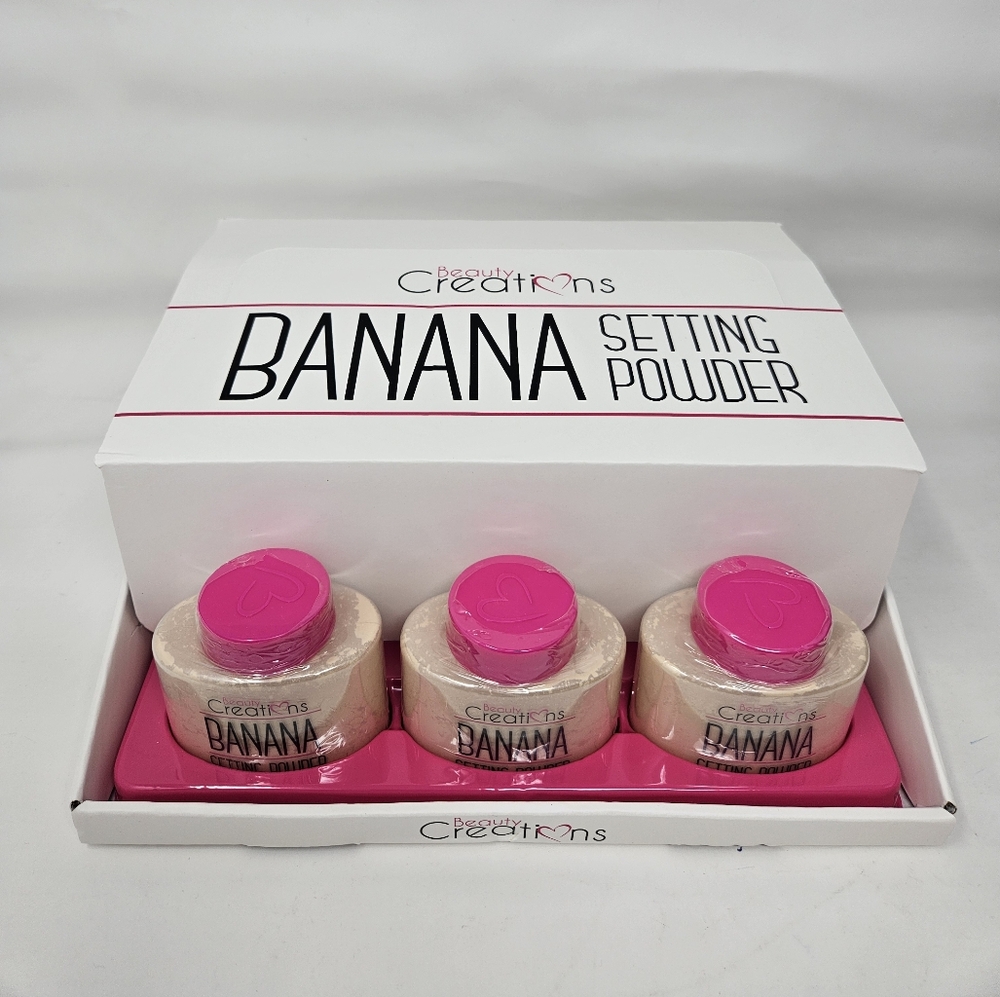 Beauty Creations Banana Setting Powder. 1.47 oz. Cruelty free.